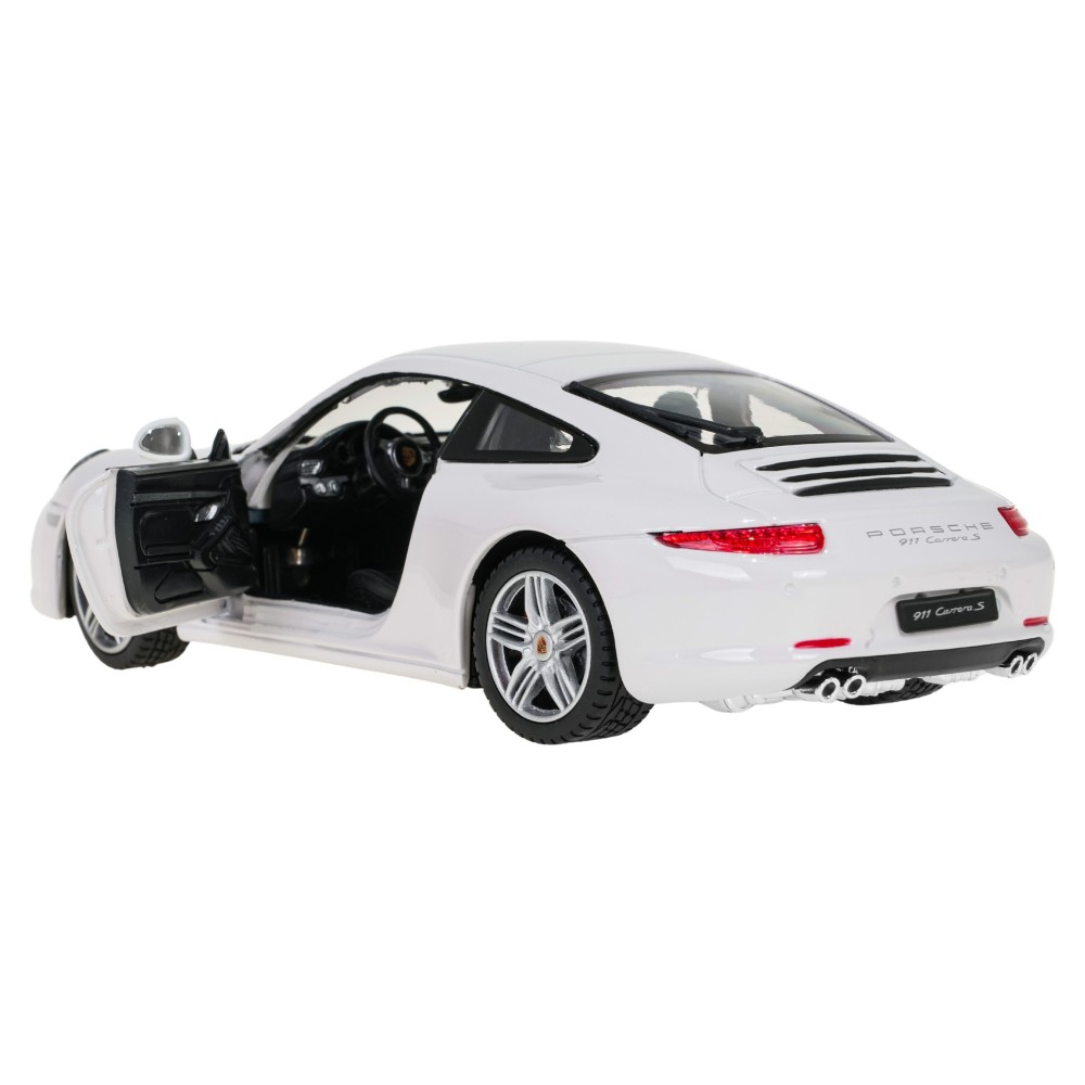Rastar Kovové Auto Porsche 911 1:24, kovový model, biele
