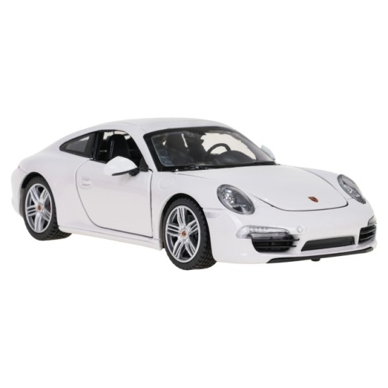 Rastar Kovové Auto Porsche 911 1:24, kovový model, biele