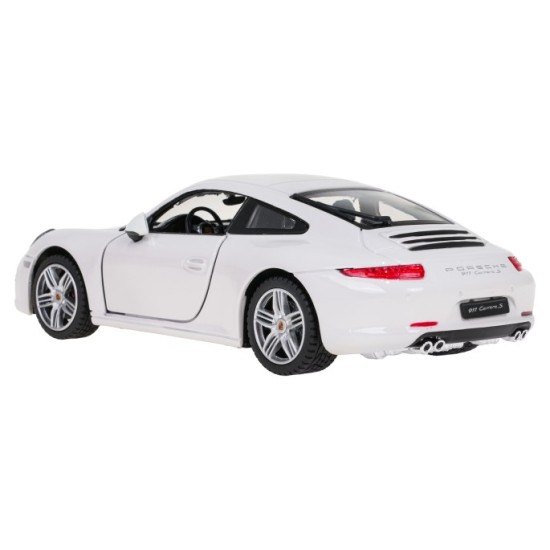 Rastar Kovové Auto Porsche 911 1:24, kovový model, biele