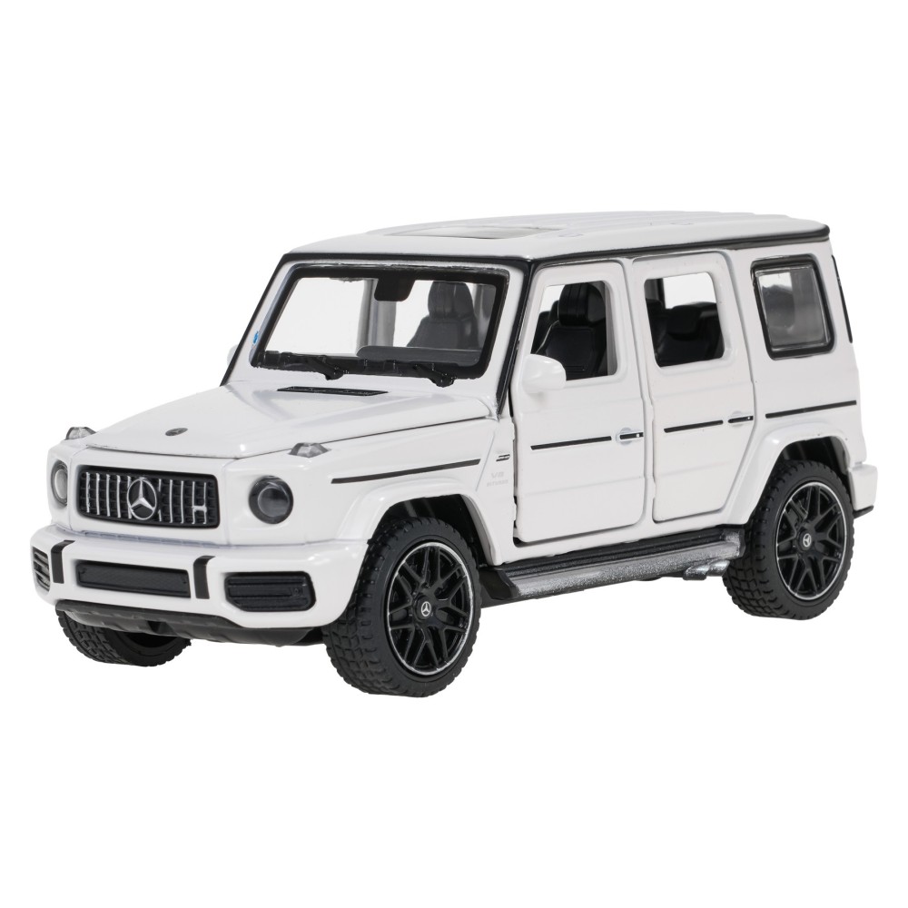Rastar Kovové auto Mercedes-Benz AMG G63 1:32, kovový model so svetlom a zvukom na batérie, biele