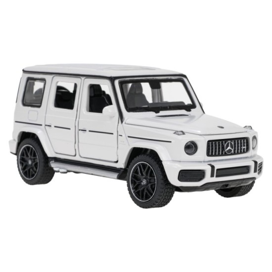 Rastar Kovové auto Mercedes-Benz AMG G63 1:32, kovový model so svetlom a zvukom na batérie, biele