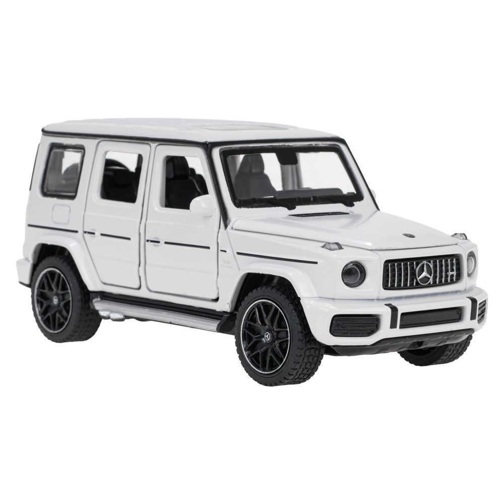 Rastar Kovové auto Mercedes-Benz AMG G63 1:32, kovový model so svetlom a zvukom na batérie, biele