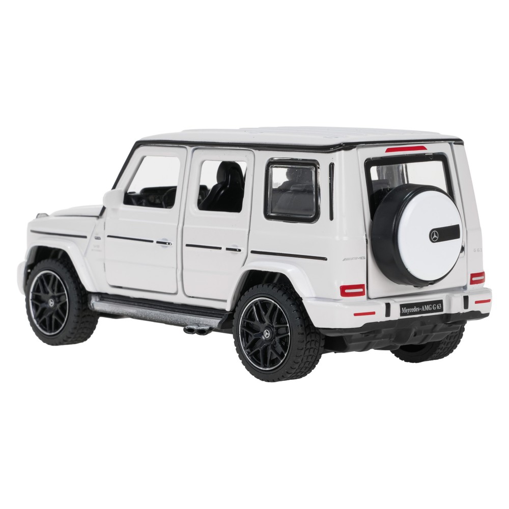 Rastar Kovové auto Mercedes-Benz AMG G63 1:32, kovový model so svetlom a zvukom na batérie, biele