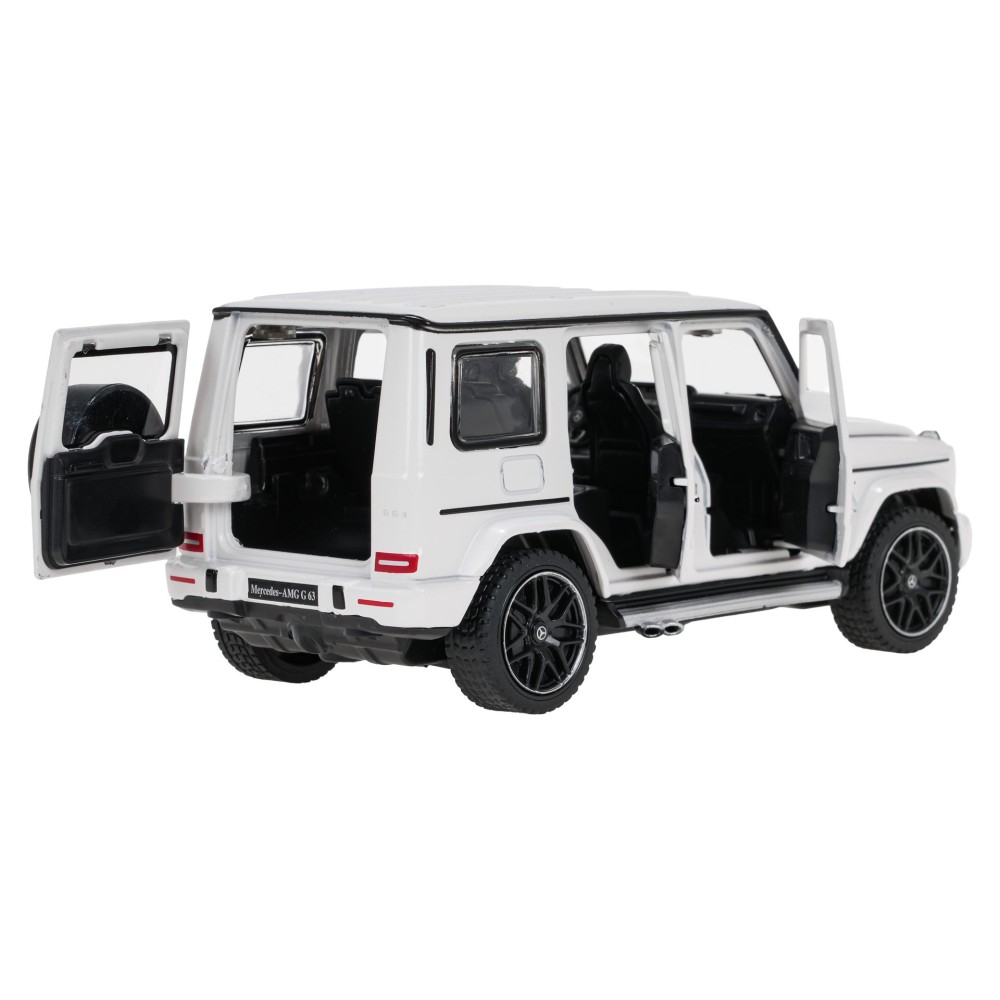 Rastar Kovové auto Mercedes-Benz AMG G63 1:32, kovový model so svetlom a zvukom na batérie, biele