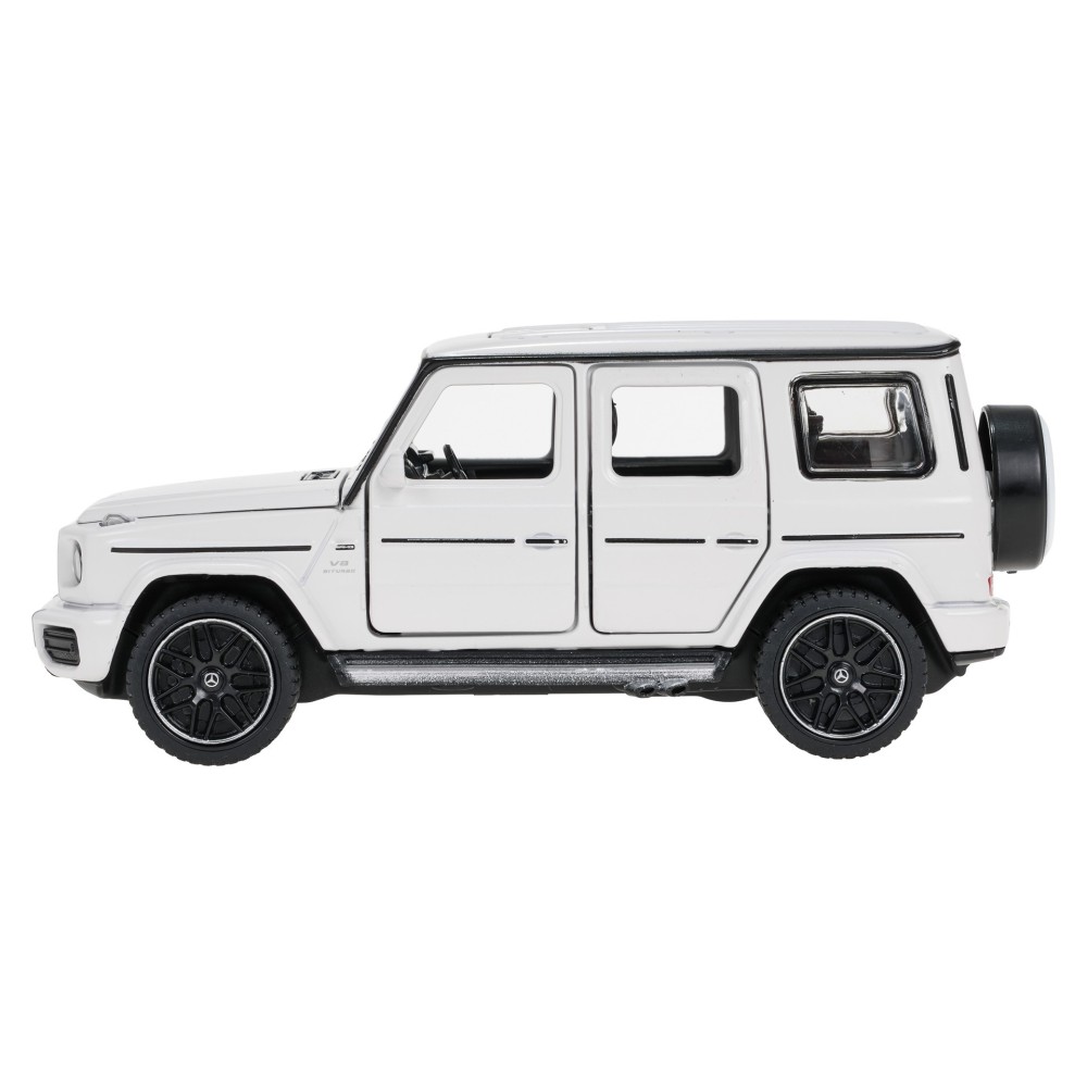 Rastar Kovové auto Mercedes-Benz AMG G63 1:32, kovový model so svetlom a zvukom na batérie, biele