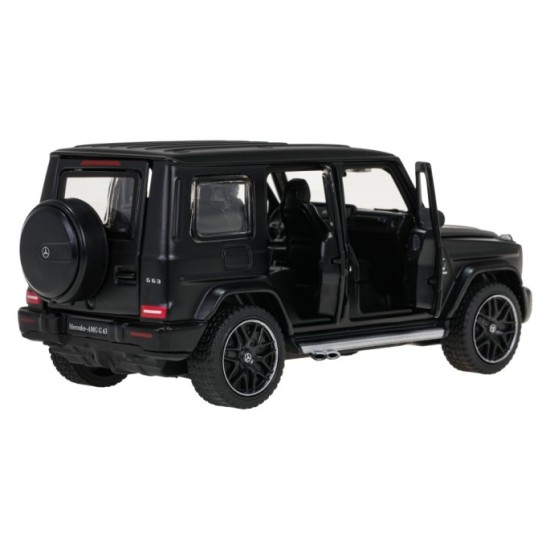 Rastar Kovové auto Mercedes-Benz AMG G63 1:32, kovový model so svetlom a zvukom na batérie, čierne