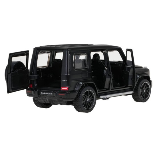 Rastar Kovové auto Mercedes-Benz AMG G63 1:32, kovový model so svetlom a zvukom na batérie, čierne