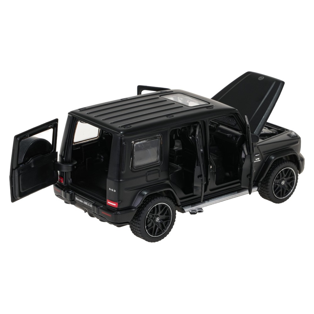 Rastar Kovové auto Mercedes-Benz AMG G63 1:32, kovový model so svetlom a zvukom na batérie, čierne