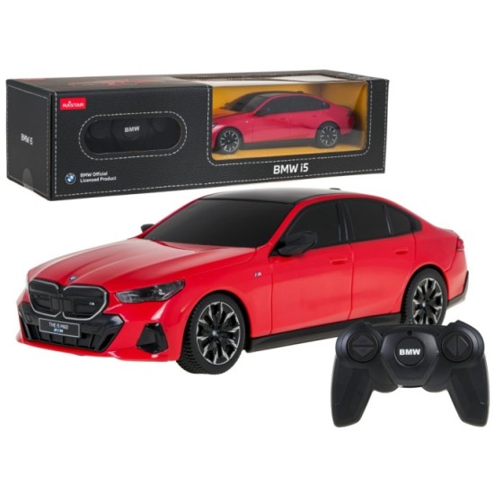 RC Rastar RC Auto BMW i5 1:24 na diaľkové ovládanie, červené