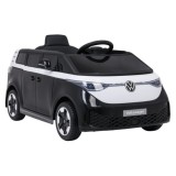 JOKO Elektrické autíčko Volkswagen ID BUZZ, penové kolesá, kožené sedadlo, čierne