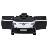 JOKO Elektrické autíčko Volkswagen ID BUZZ, penové kolesá, kožené sedadlo, čierne