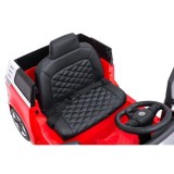 JOKO Elektrické autíčko Volkswagen ID BUZZ, penové kolesá, kožené sedadlo, červené