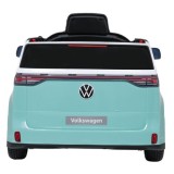JOKO Elektrické autíčko Volkswagen ID BUZZ, penové kolesá, kožené sedadlo, modré