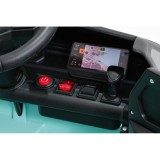 JOKO Elektrické autíčko Volkswagen ID BUZZ, penové kolesá, kožené sedadlo, modré