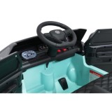 JOKO Elektrické autíčko Volkswagen ID BUZZ, penové kolesá, kožené sedadlo, modré