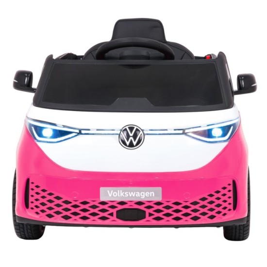 JOKO Elektrické autíčko Volkswagen ID BUZZ, penové kolesá, kožené sedadlo, ružové