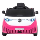 JOKO Elektrické autíčko Volkswagen ID BUZZ, penové kolesá, kožené sedadlo, ružové