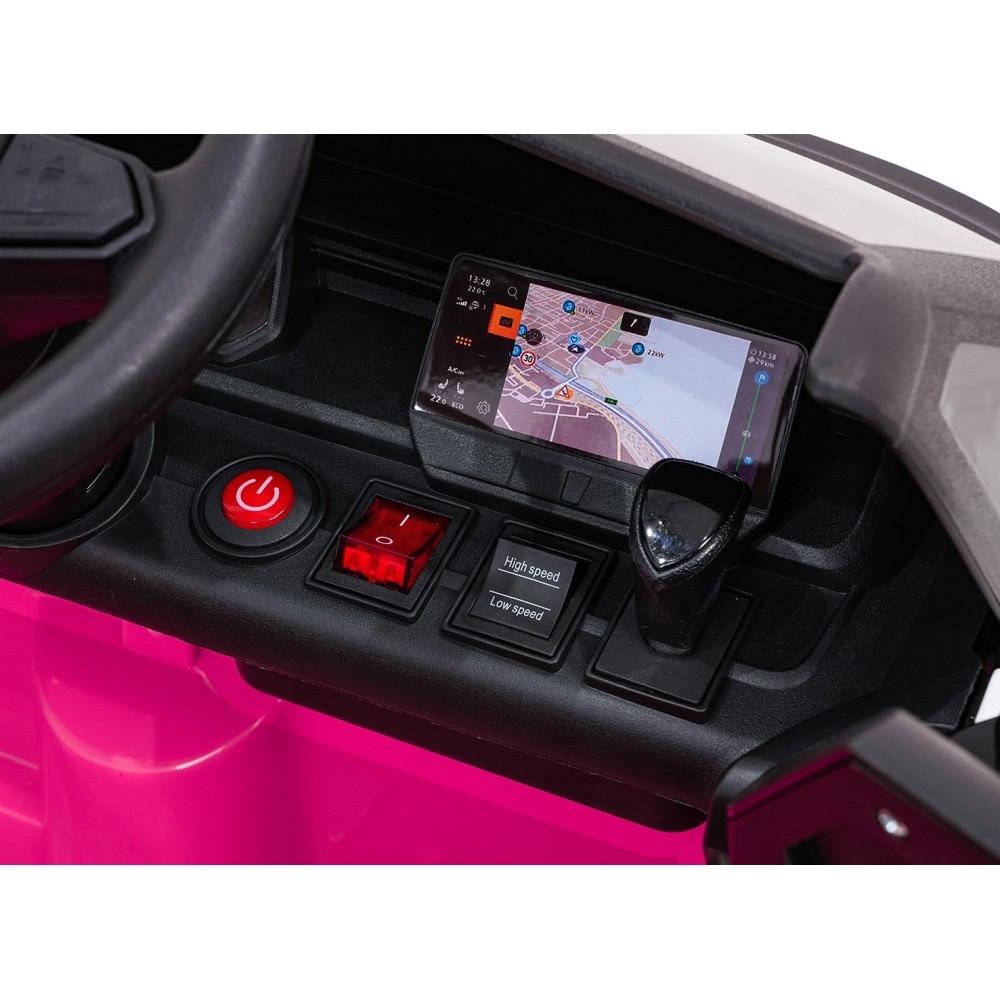 JOKO Elektrické autíčko Volkswagen ID BUZZ, penové kolesá, kožené sedadlo, ružové