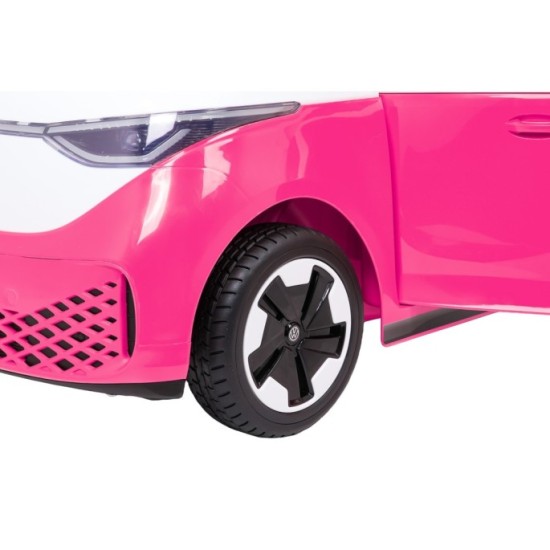 JOKO Elektrické autíčko Volkswagen ID BUZZ, penové kolesá, kožené sedadlo, ružové