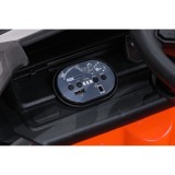 JOKO Elektrické autíčko Volkswagen ID BUZZ, penové kolesá, kožené sedadlo, oranžové