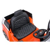 JOKO Elektrické autíčko Volkswagen ID BUZZ, penové kolesá, kožené sedadlo, oranžové