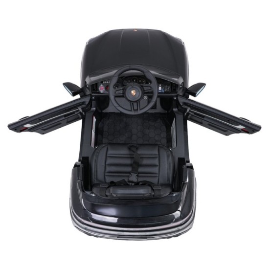 JOKO Elektrické Autíčko Porsche Cayenne, penové kolesá, kožené sedadlo, červené