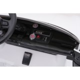 JOKO Elektrické autíčko Porsche Taycan Turbo S, penové kolesá, kožené sedadlo, biele