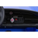 JOKO Elektrické autíčko Porsche Taycan Turbo S, penové kolesá, kožené sedadlo, modré