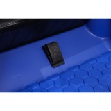 JOKO Elektrické autíčko Porsche Taycan Turbo S, penové kolesá, kožené sedadlo, modré