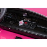 JOKO Elektrické autíčko Porsche Taycan Turbo S, penové kolesá, kožené sedadlo, ružoové