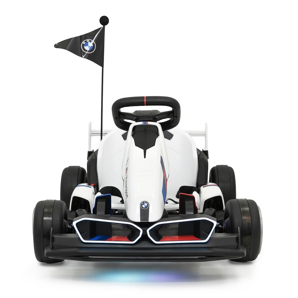 JOKO Elektrické autíčko Driftovacia Motokára BMW 2x200W 24V s Funkciou Drift, Podsvietený podvozok, nosnosť 60kg, biela