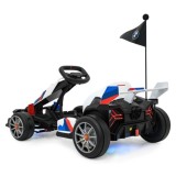 JOKO Elektrické autíčko Driftovacia Motokára BMW 2x200W 24V s Funkciou Drift, Podsvietený podvozok, nosnosť 60kg, biela