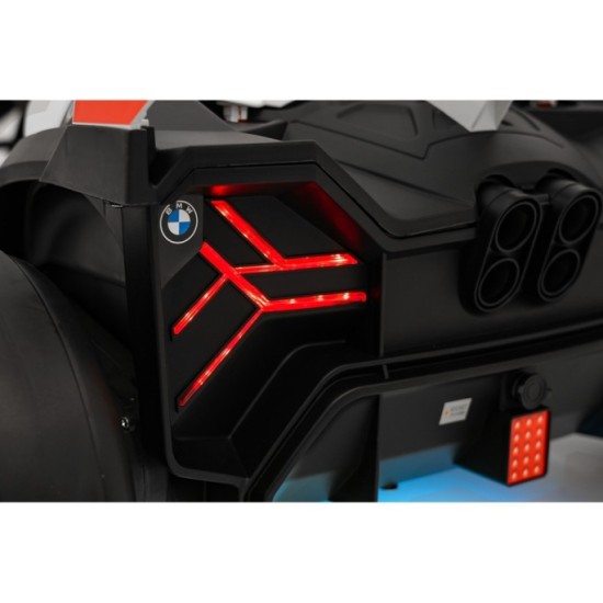 JOKO Elektrické autíčko Driftovacia Motokára BMW 2x200W 24V s Funkciou Drift, Podsvietený podvozok, nosnosť 60kg, biela