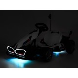 JOKO Elektrické autíčko Driftovacia Motokára BMW 2x200W 24V s Funkciou Drift, Podsvietený podvozok, nosnosť 60kg, biela