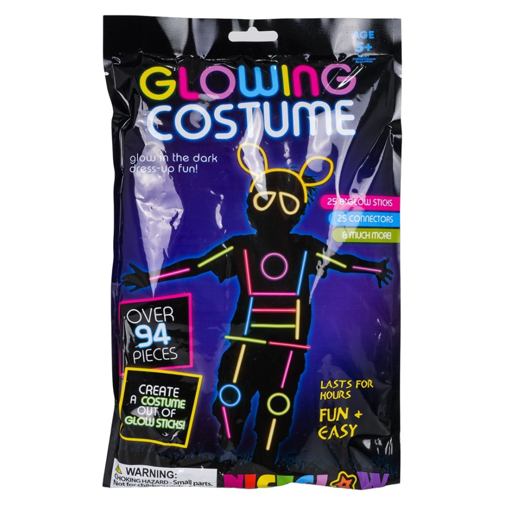 JOKO Sada Svietiace Fluor Tyčinky Fluorescenčný Kostým 94ks