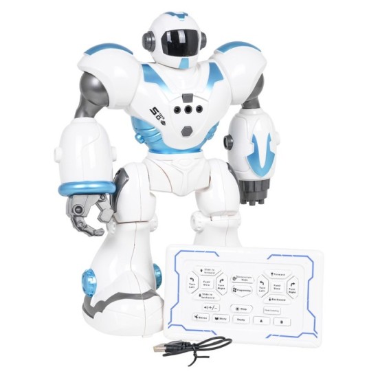 JOKO RC Interaktívny RC Robot U-ICTORY na diaľkové ovládanie, tancuje, chodí, modrý