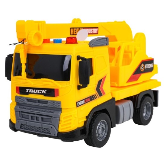 JOKO Sada Autíčka 4v1, bager, žeriav, nákladné auto, miešač betónu 1:20 so zvukom a svetlom