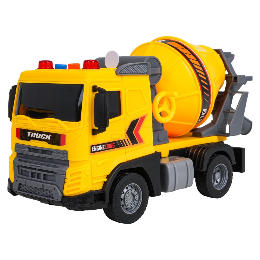 JOKO Sada Autíčka 4v1, bager, žeriav, nákladné auto, miešač betónu 1:20 so zvukom a svetlom