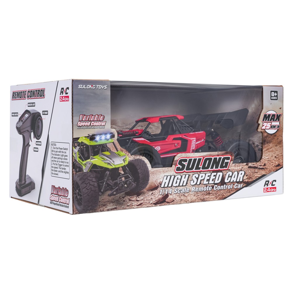 JOKO RC Kovové Autíčko Buggy Crawler ARROW 1:14, rýchlosť 25km/h, červené