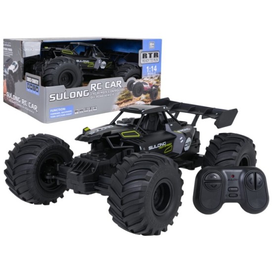 JOKO RC Kovové Autíčko Crawler RACING 03 1:14 na diaľkové ovládanie, čierne