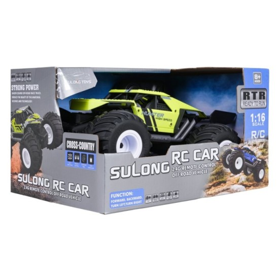 JOKO RC Autíčko Crawler Hunter 1:16 na diaľkové ovládanie, zelené