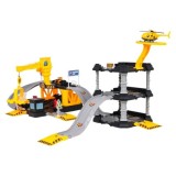 JOKO Sada Parkovisko so Žeriavom, Heliportom + 3 Stavebné Autá, Vrtulník