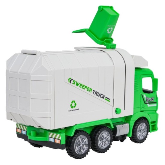 JOKO Smetiarske auto so svetlom a zvukom, zelené