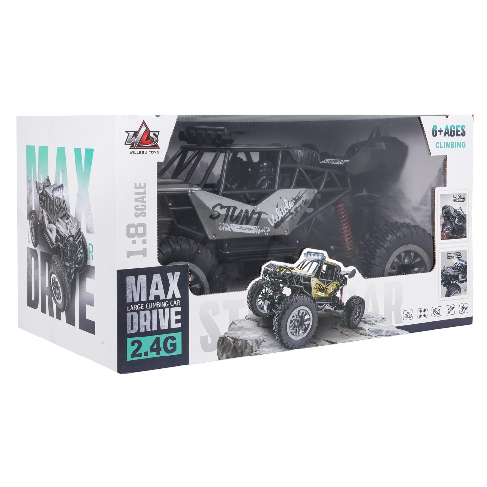 JOKO RC Auto Crawler STUNT Racing Gray 1:8 na diaľkové ovládanie, sivé
