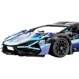 JOKO Technická Stavebnica Športové auto 1280ks, čierne