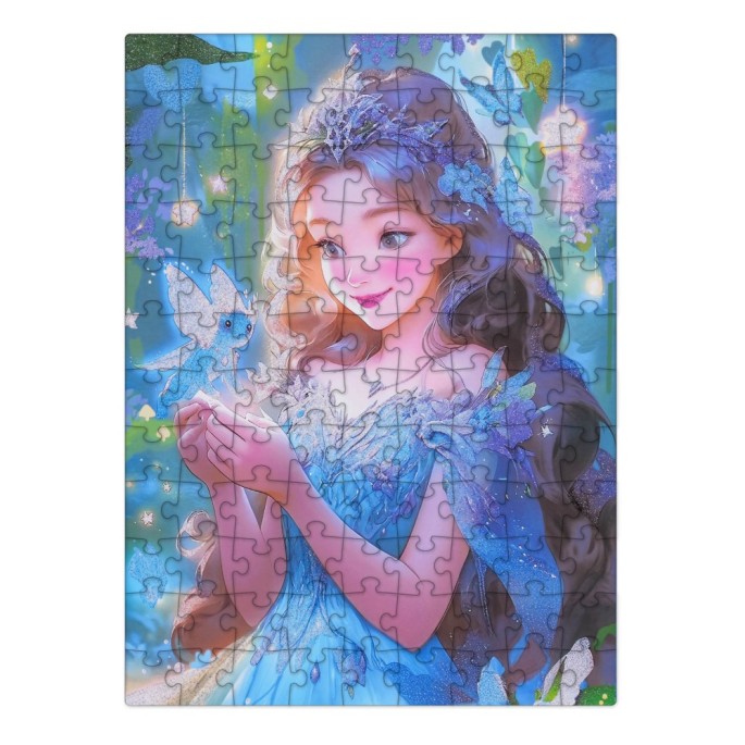 JOKO Trblietavé Puzzle Modrá Víla 100ks 