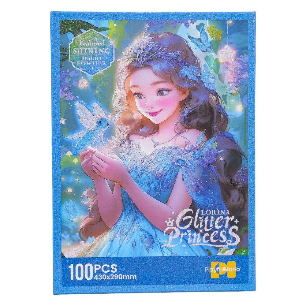 JOKO Trblietavé Puzzle Modrá Víla 100ks 