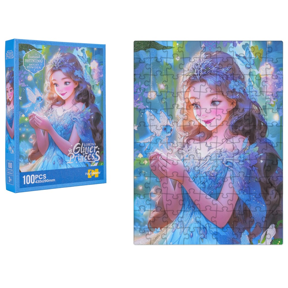 JOKO Trblietavé Puzzle Modrá Víla 100ks 