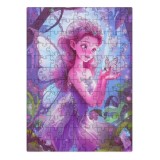 JOKO Trblietavé Puzzle Fialová Víla s Krídlami 100ks 