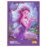 JOKO Trblietavé Puzzle Fialová Víla s Krídlami 100ks 